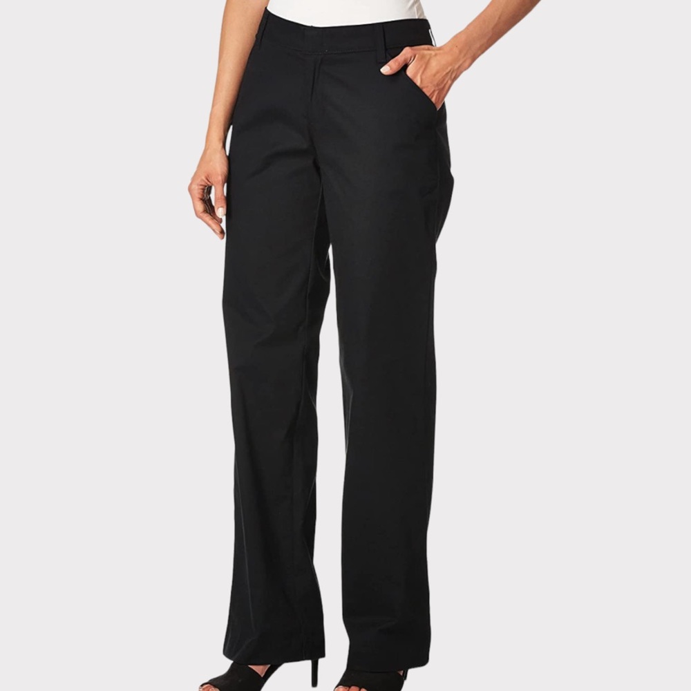 New Dickies Women’s Flex Twill Slim Fit Boot Cut Pant Plus Size 22R